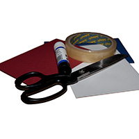 Card and glue
