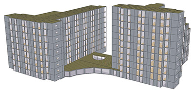Student accommodation rendering
